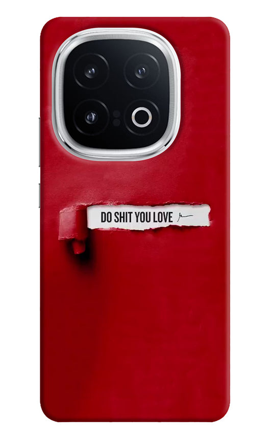 Do Shit You Love iQOO 13 5G Hard Case Back Cover by Casekaro