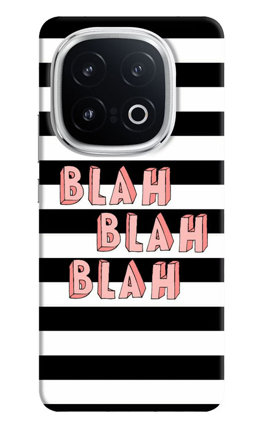 Blah Blah Blah iQOO 13 5G Hard Case Back Cover by Casekaro
