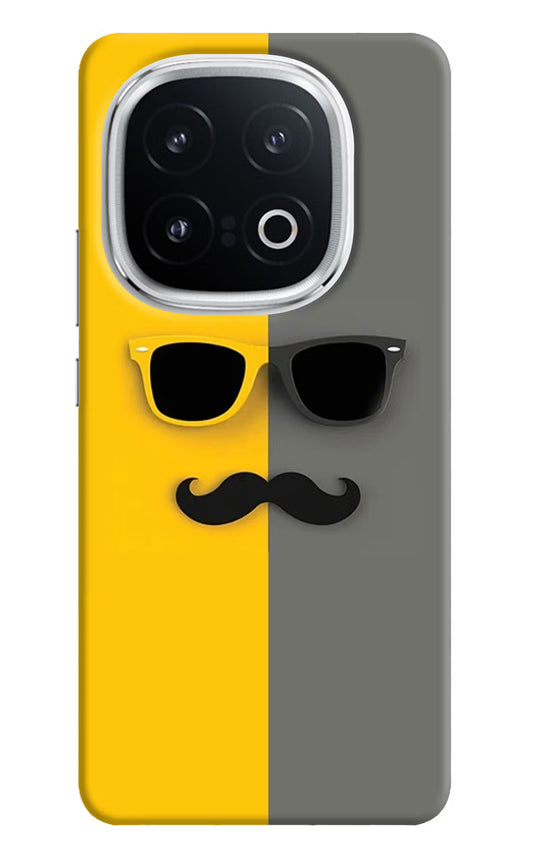Sunglasses with Mustache iQOO 13 5G Hard Case Back Cover by Casekaro