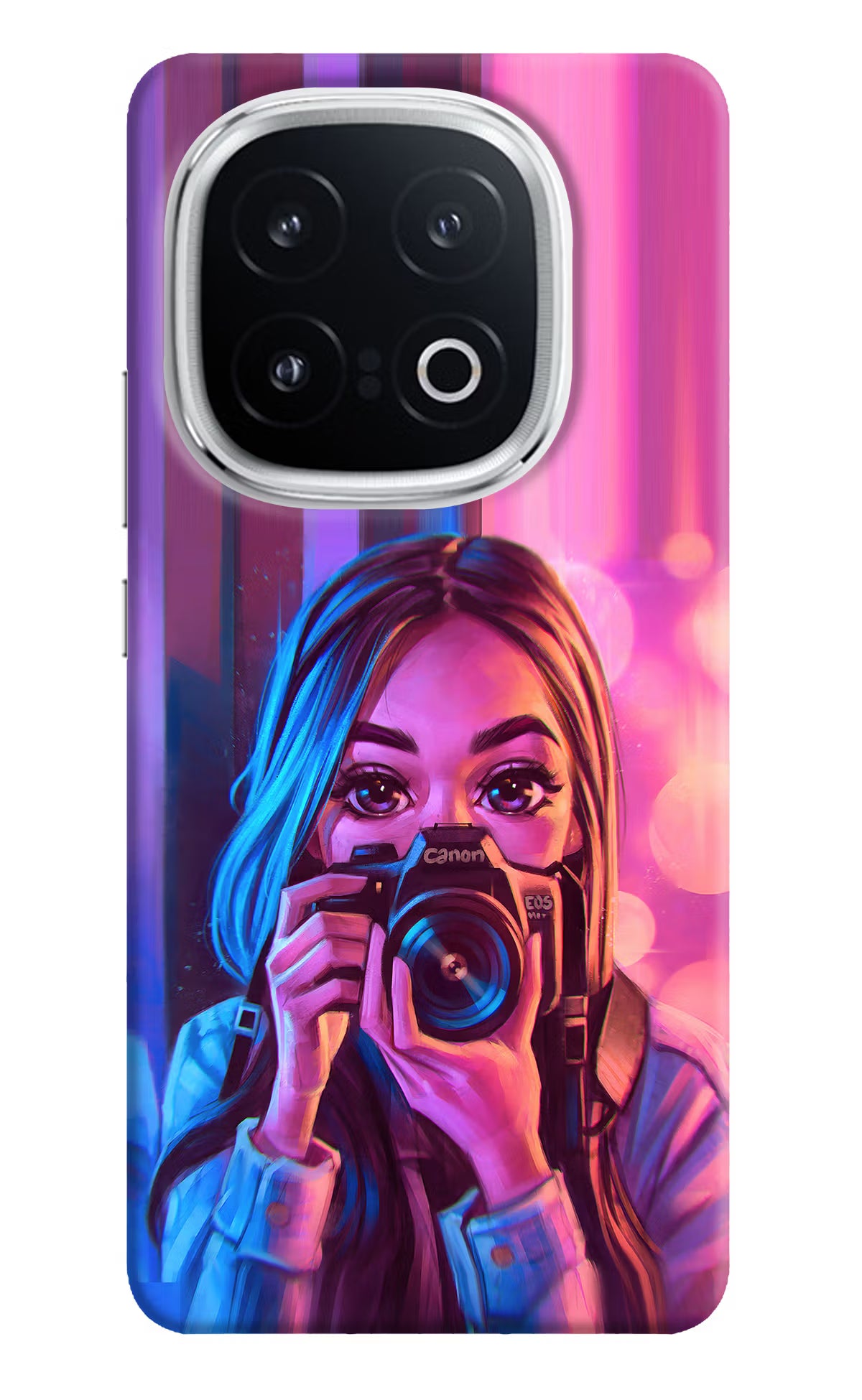 Girl Photographer iQOO 13 5G Hard Case Back Cover by Casekaro