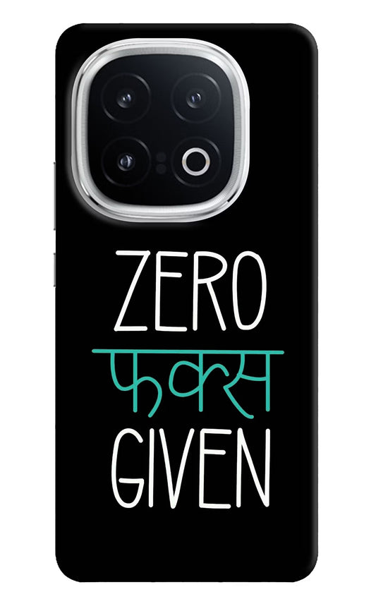 Zero Fucks Given iQOO 13 5G Hard Case Back Cover by Casekaro
