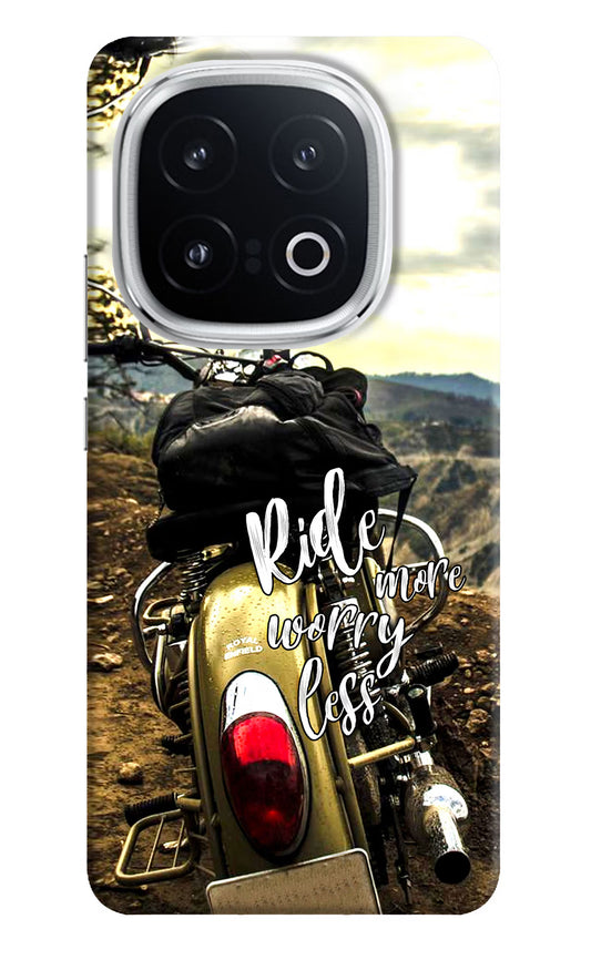 Ride More Worry Less iQOO 13 5G Hard Case Back Cover by Casekaro