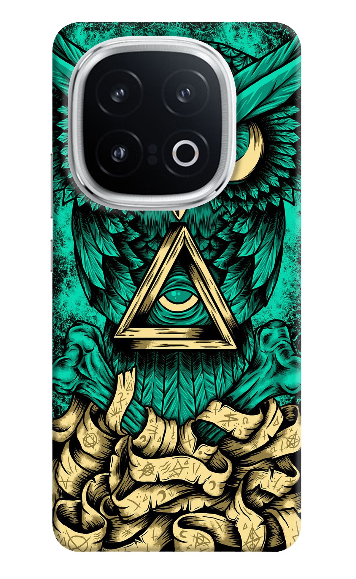 Green Owl iQOO 13 5G Hard Case Back Cover by Casekaro