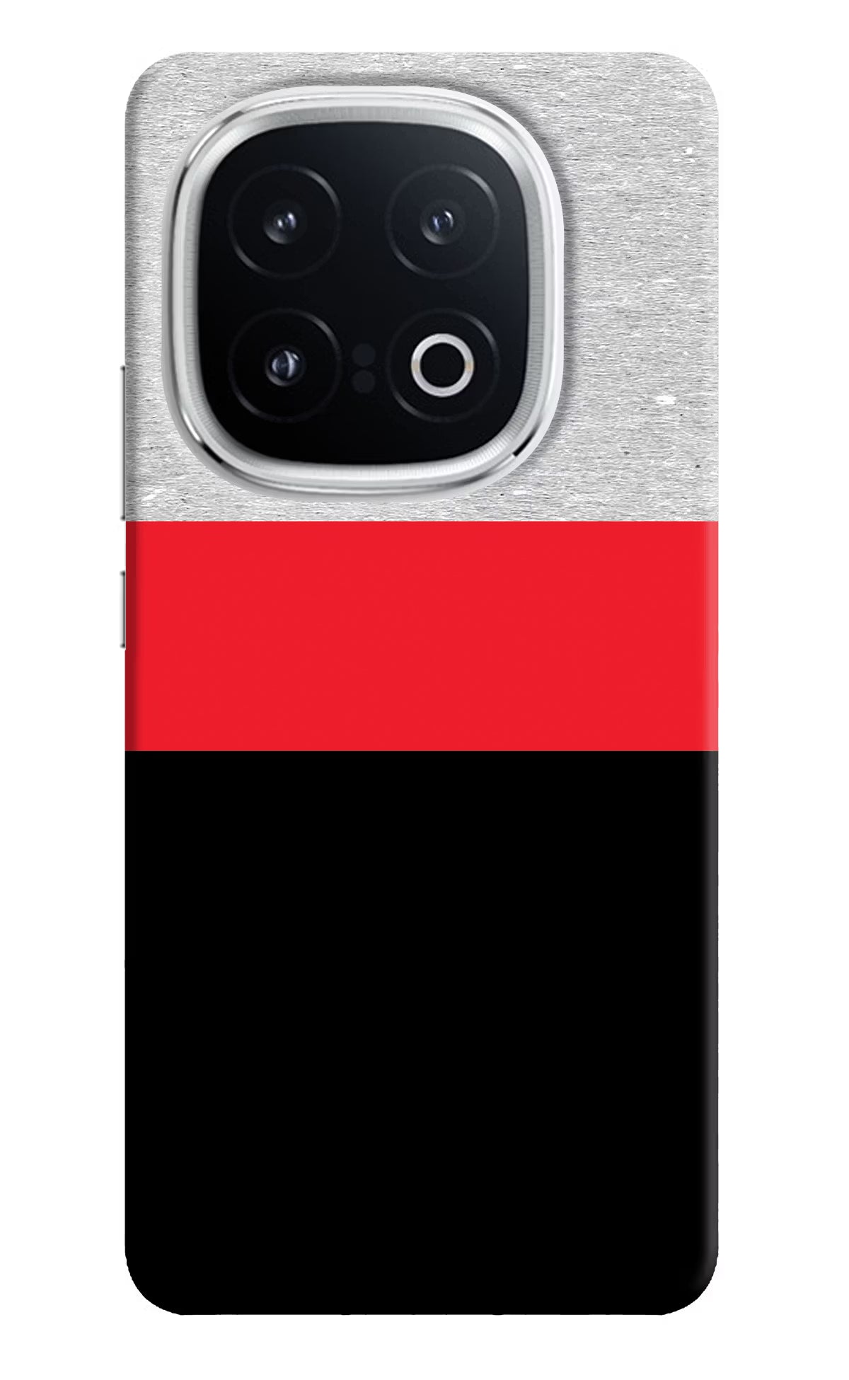 Tri Color Pattern iQOO 13 5G Hard Case Back Cover by Casekaro