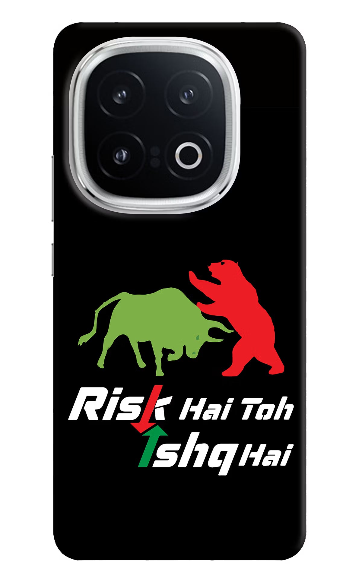 Risk Hai Toh Ishq Hai iQOO 13 5G Hard Case Back Cover by Casekaro