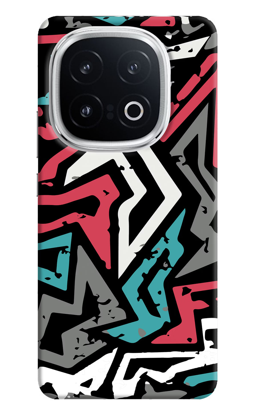 Geometric Graffiti iQOO 13 5G Back Cover, Hard case
