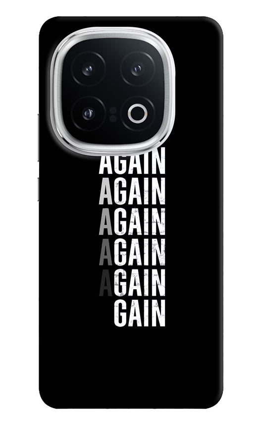 Again Again Gain iQOO 13 5G Hard Case Back Cover by Casekaro