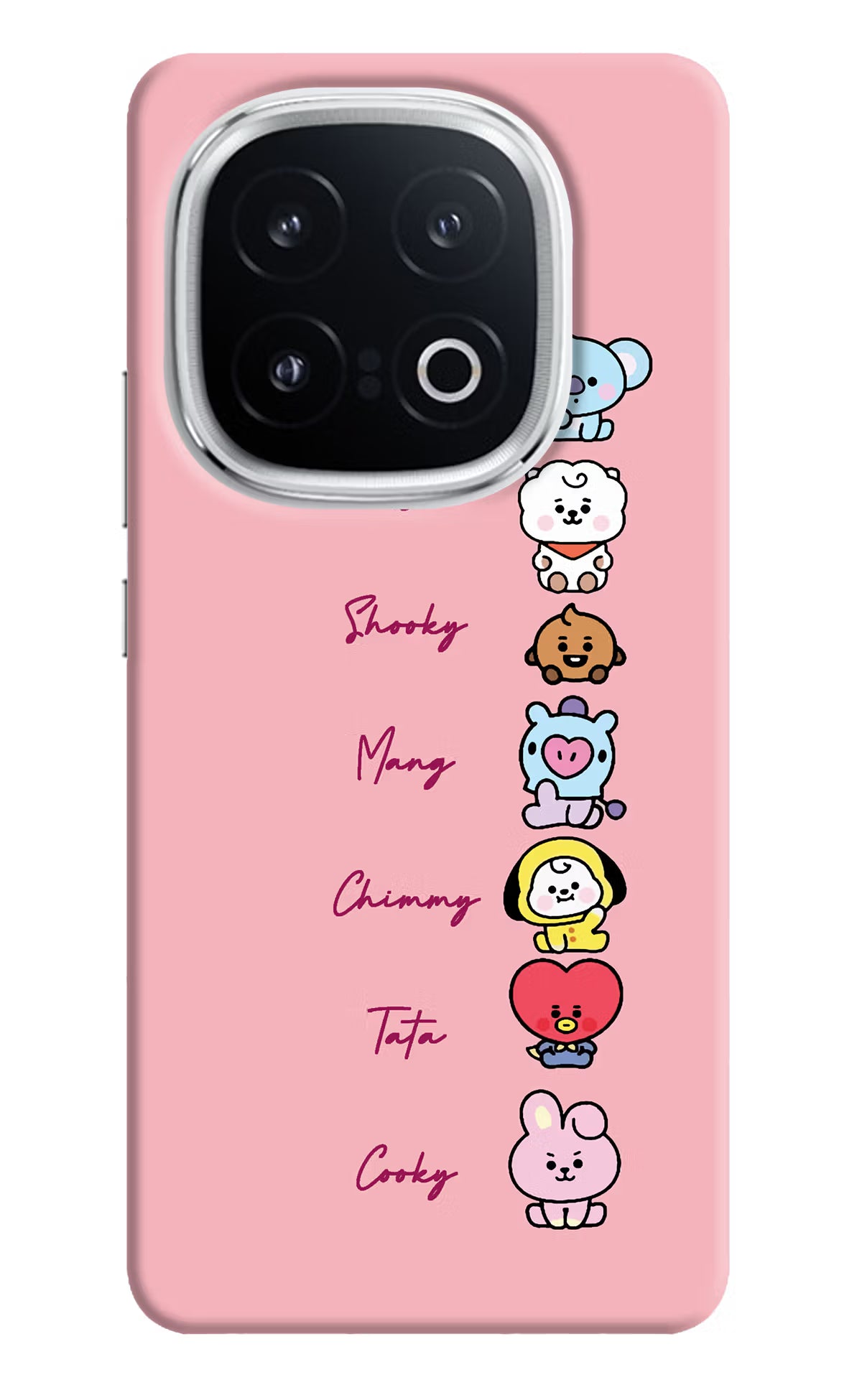 BTS names iQOO 13 5G Hard Case Back Cover by Casekaro