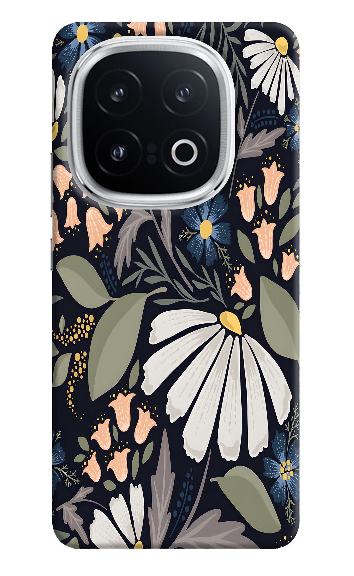 Flowers Art iQOO 13 5G Hard Case Back Cover by Casekaro