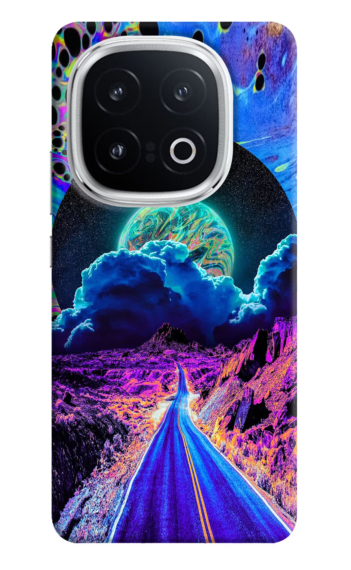 Psychedelic Painting iQOO 13 5G Hard Case Back Cover by Casekaro