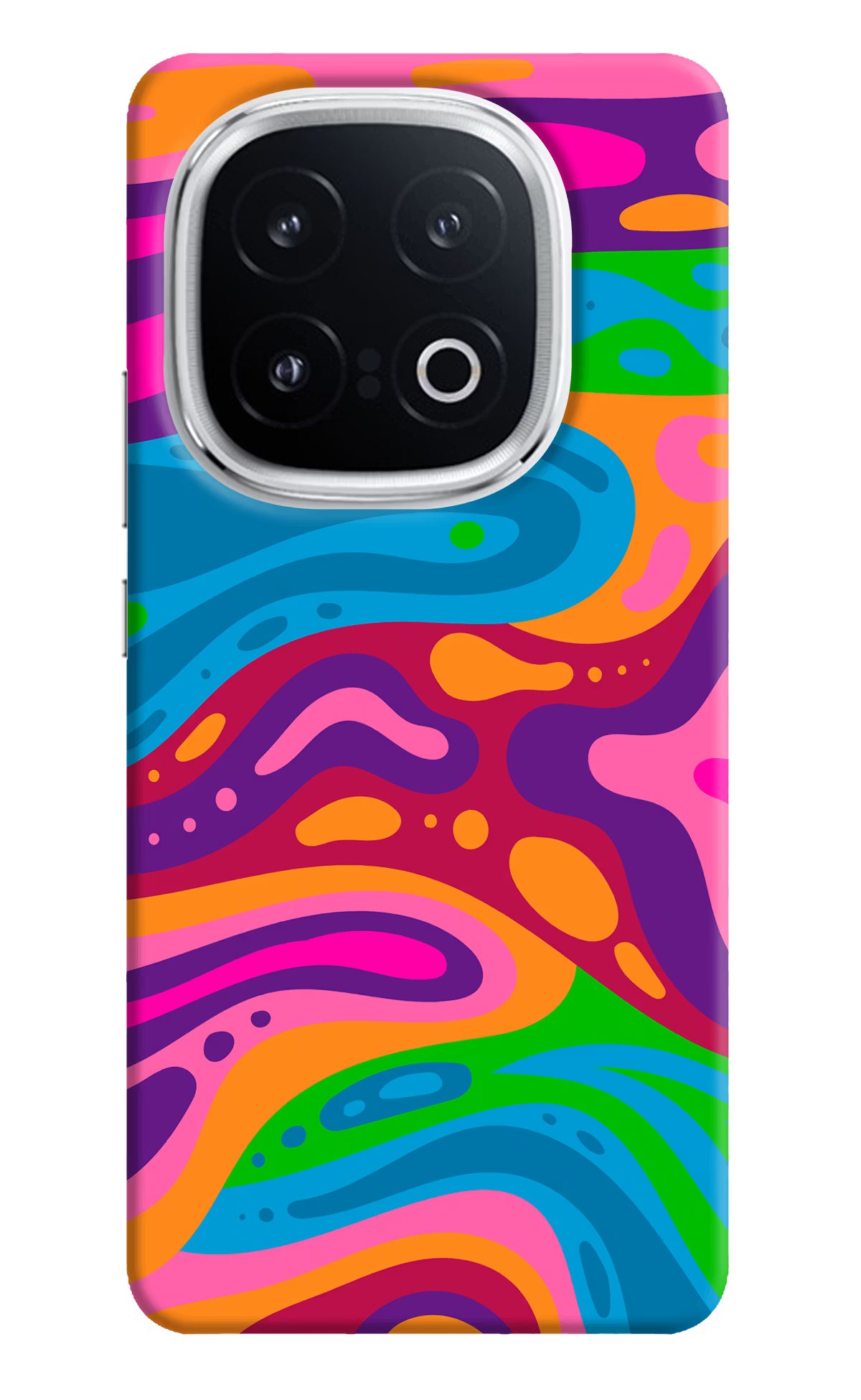 Trippy Pattern iQOO 13 5G Hard Case Back Cover by Casekaro