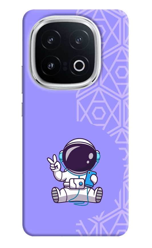 Cute Astronaut Chilling iQOO 13 5G Hard Case Back Cover by Casekaro