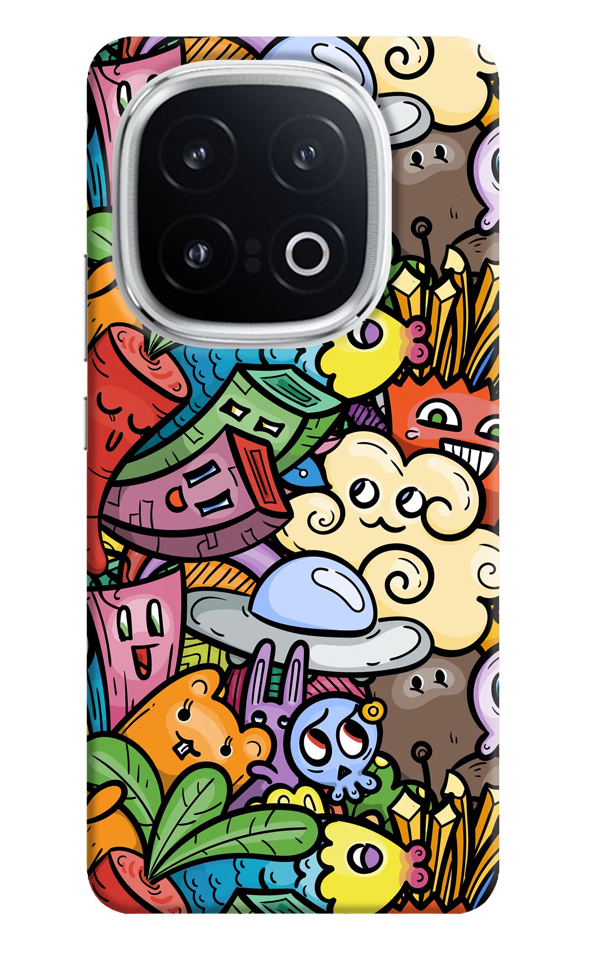 Veggie Doodle iQOO 13 5G Hard Case Back Cover by Casekaro
