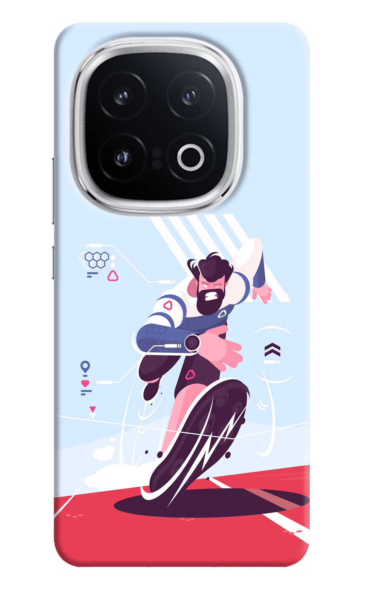 Run Pro iQOO 13 5G Hard Case Back Cover by Casekaro