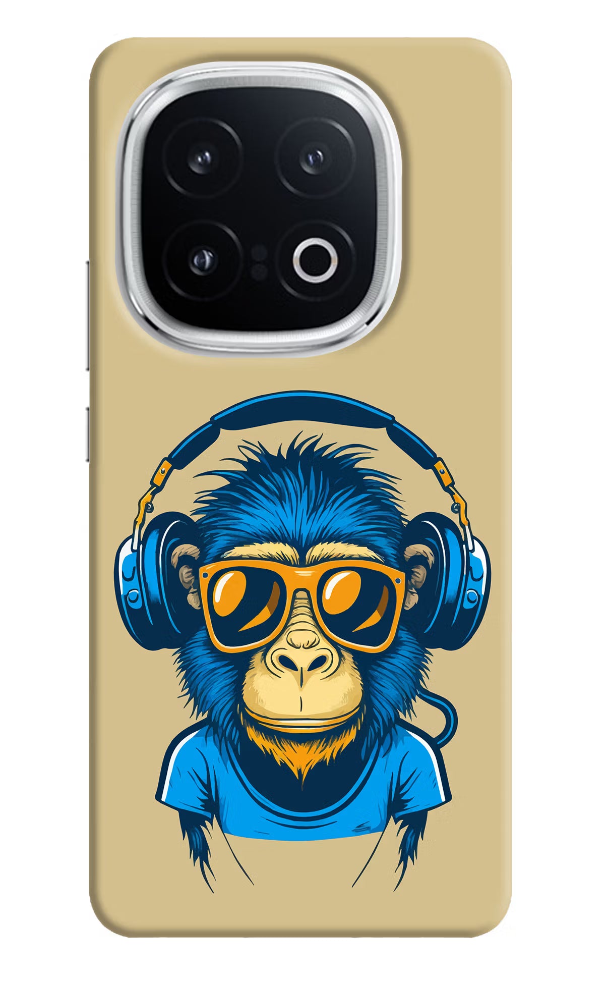 Monkey Headphone iQOO 13 5G Hard Case Back Cover by Casekaro