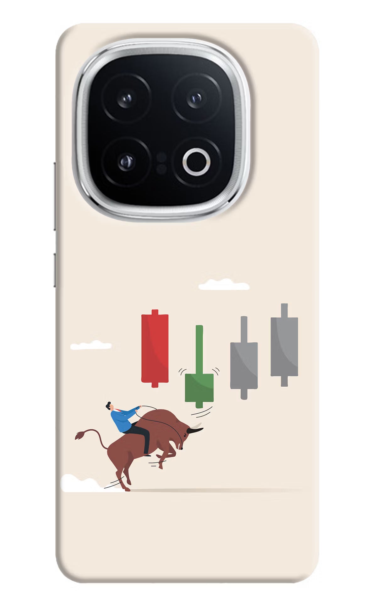 Bull Trading Momentum iQOO 13 5G Hard Case Back Cover by Casekaro