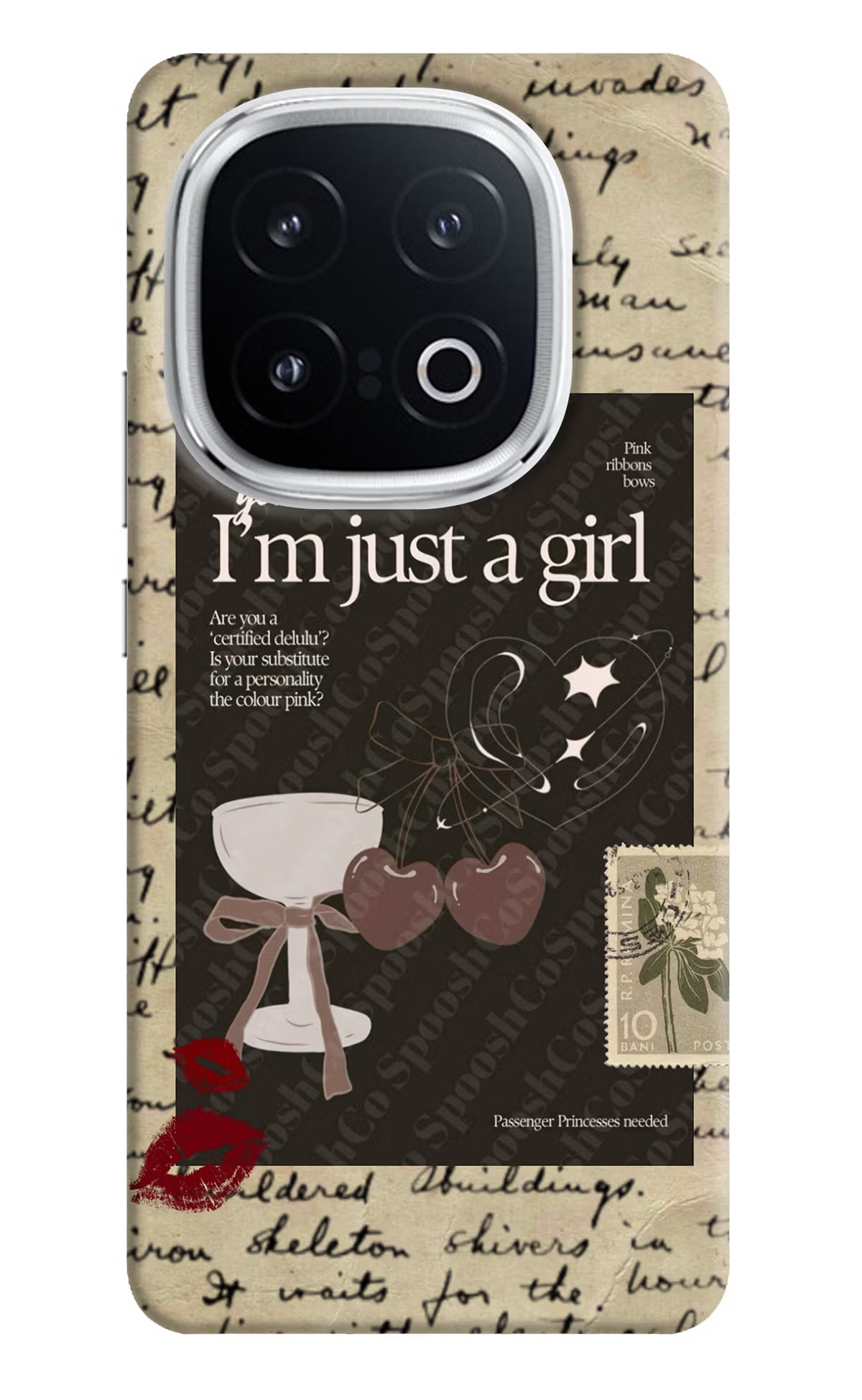I am just a girl iQOO 13 5G Hard Case Back Cover by Casekaro