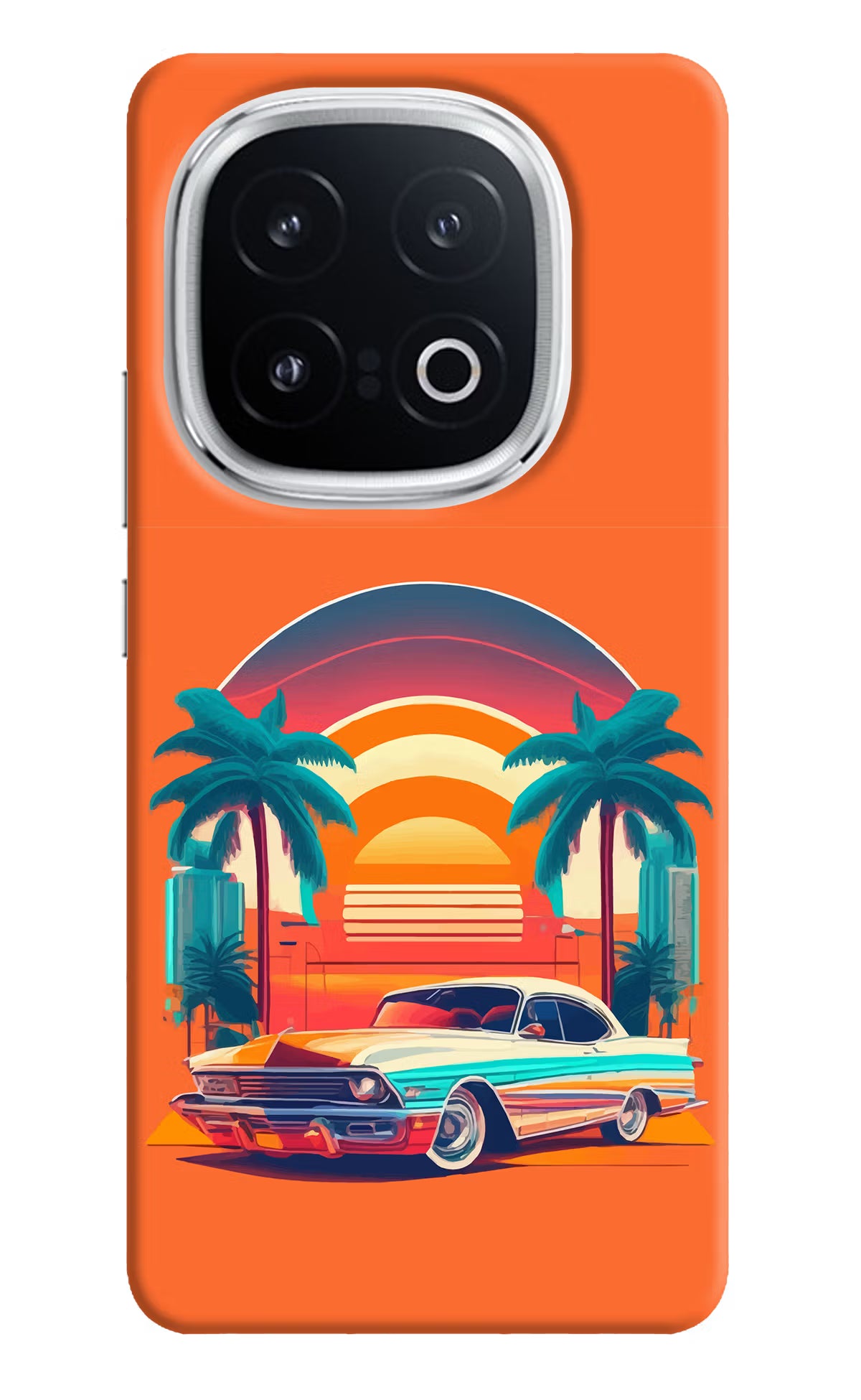 Palm Drive 80s iQOO 13 5G Hard Case Back Cover by Casekaro