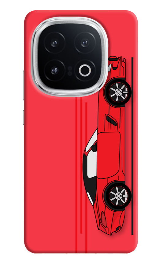 Red Velocity iQOO 13 5G Hard Case Back Cover by Casekaro