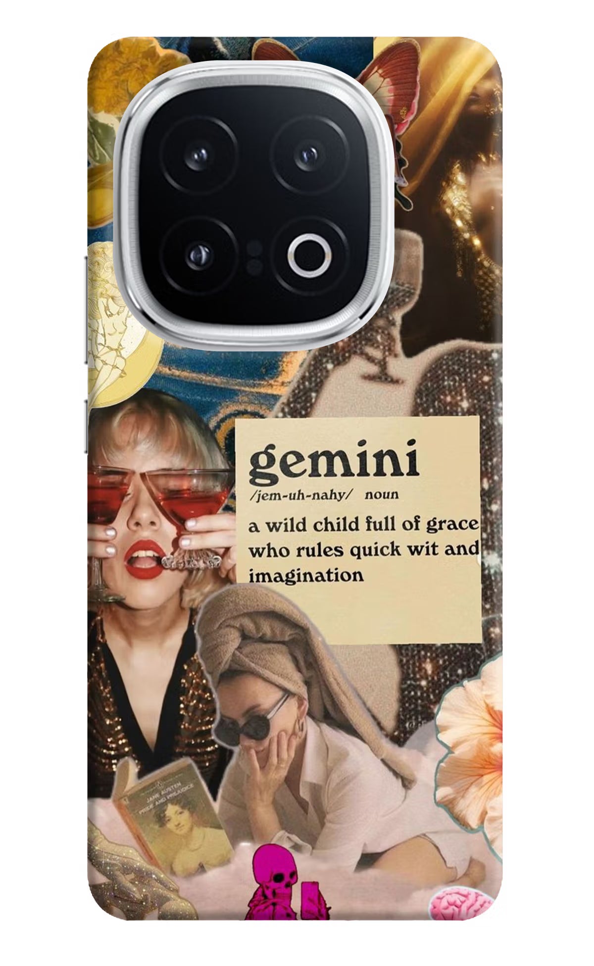 Gemini Zodiac iQOO 13 5G Hard Case Back Cover by Casekaro