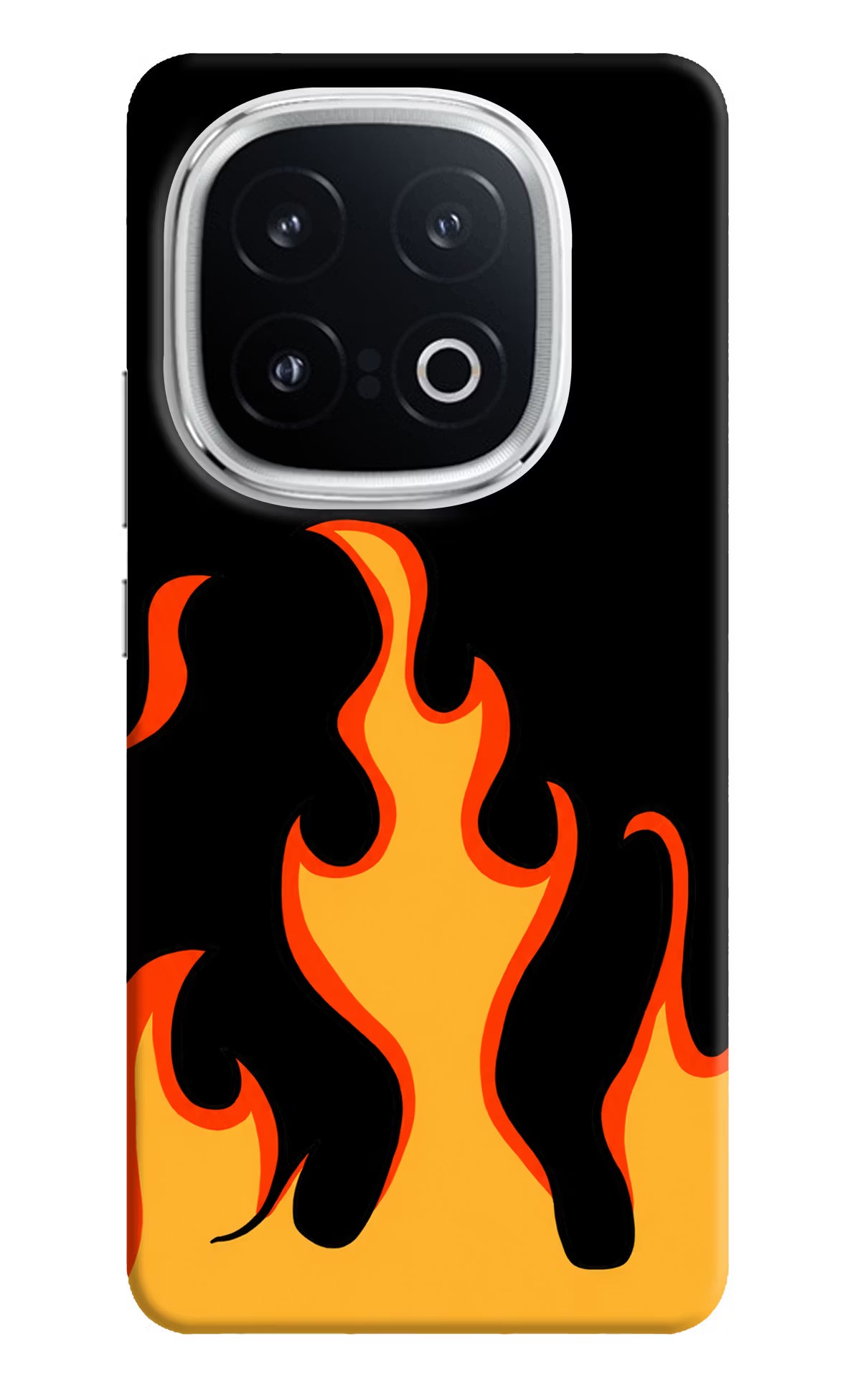 Fired Up – Black iQOO 13 5G Hard Case Back Cover by Casekaro