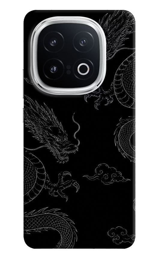 Twin Dragons iQOO 13 5G Hard Case Back Cover by Casekaro