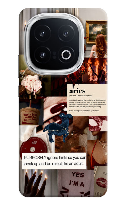Zodiac Aries iQOO 13 5G Hard Case Back Cover by Casekaro
