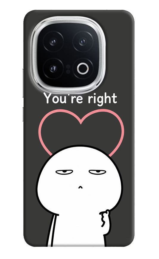 You're Right iQOO 13 5G Hard Case Back Cover by Casekaro