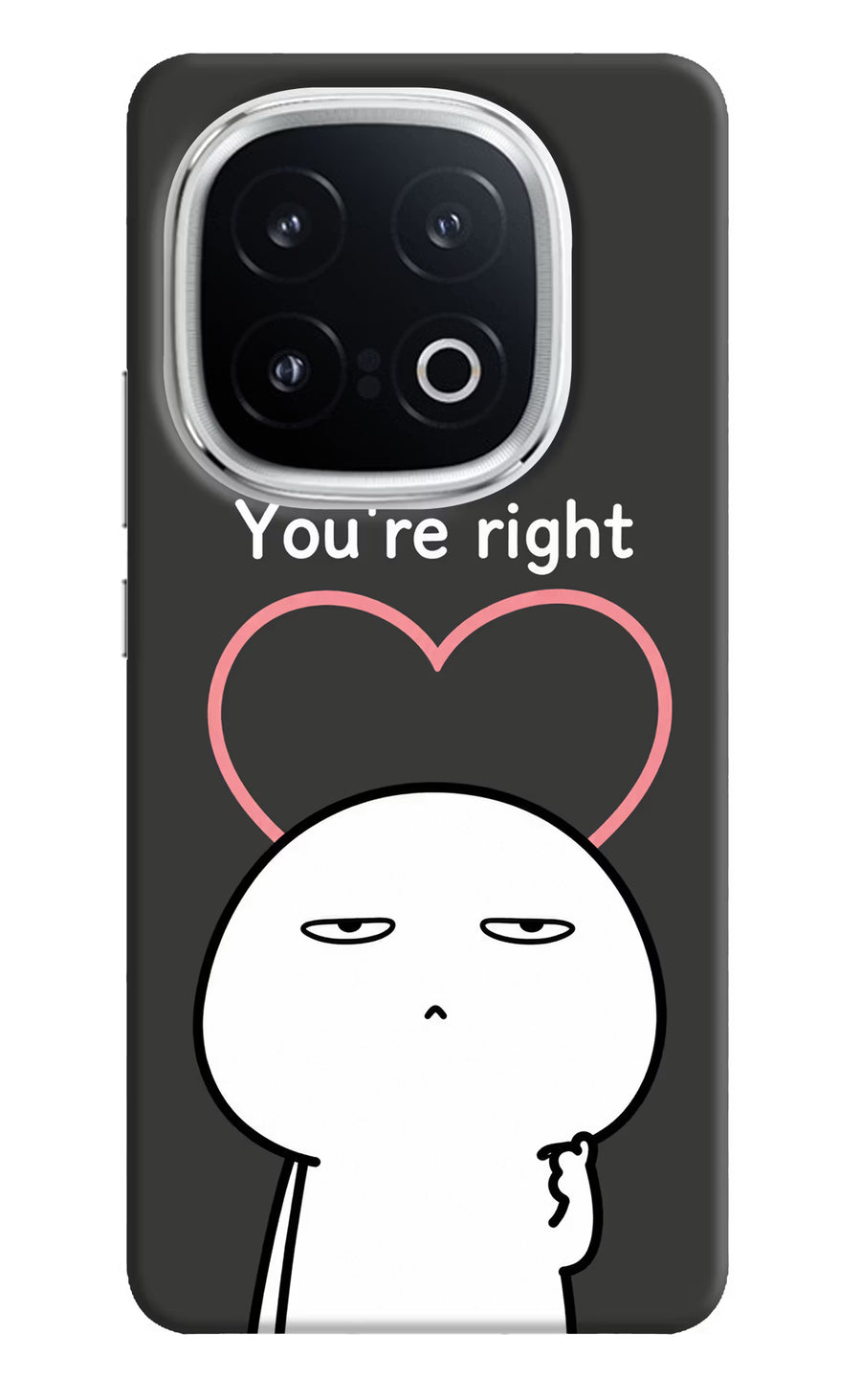You're Right iQOO 13 5G Back Cover, Hard case