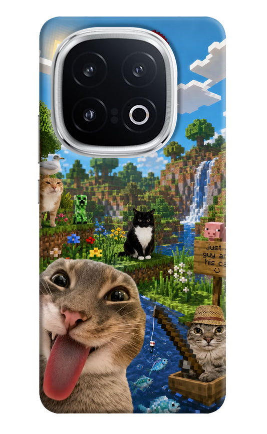 Minecraft Cat Chaos iQOO 13 5G Hard Case Back Cover by Casekaro