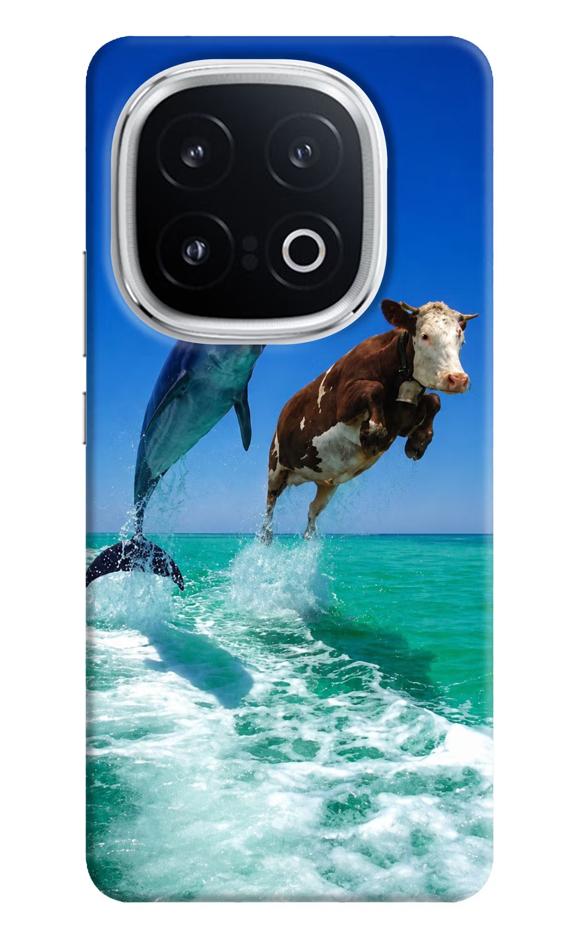 Dolphin vs Cow iQOO 13 5G Back Cover
