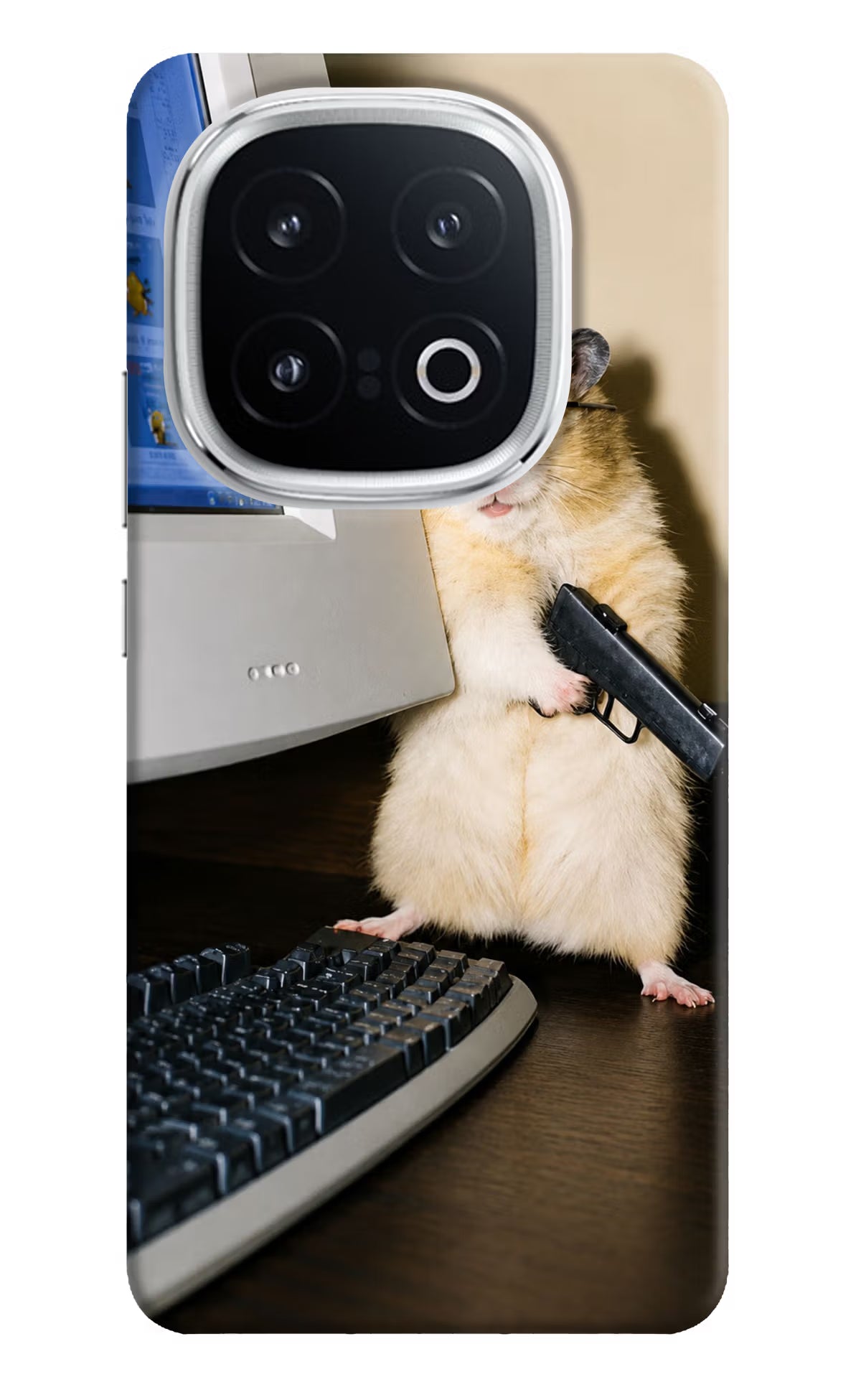 Hacker Hamster iQOO 13 5G Back Cover