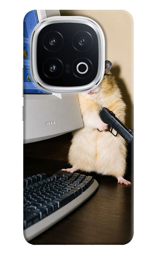 Hacker Hamster iQOO 13 5G Hard Case Back Cover by Casekaro