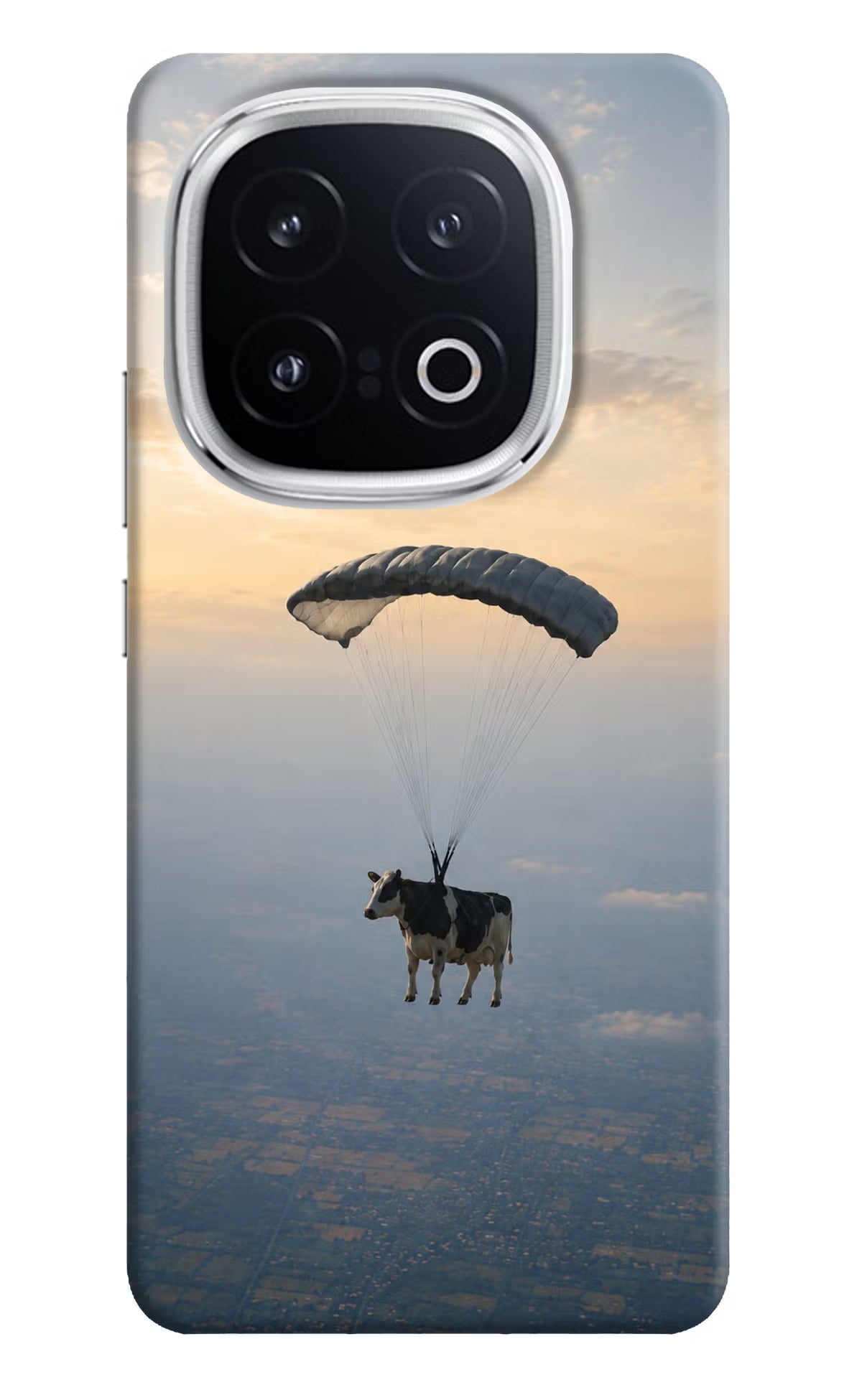 Skydiving Cow iQOO 13 5G Back Cover