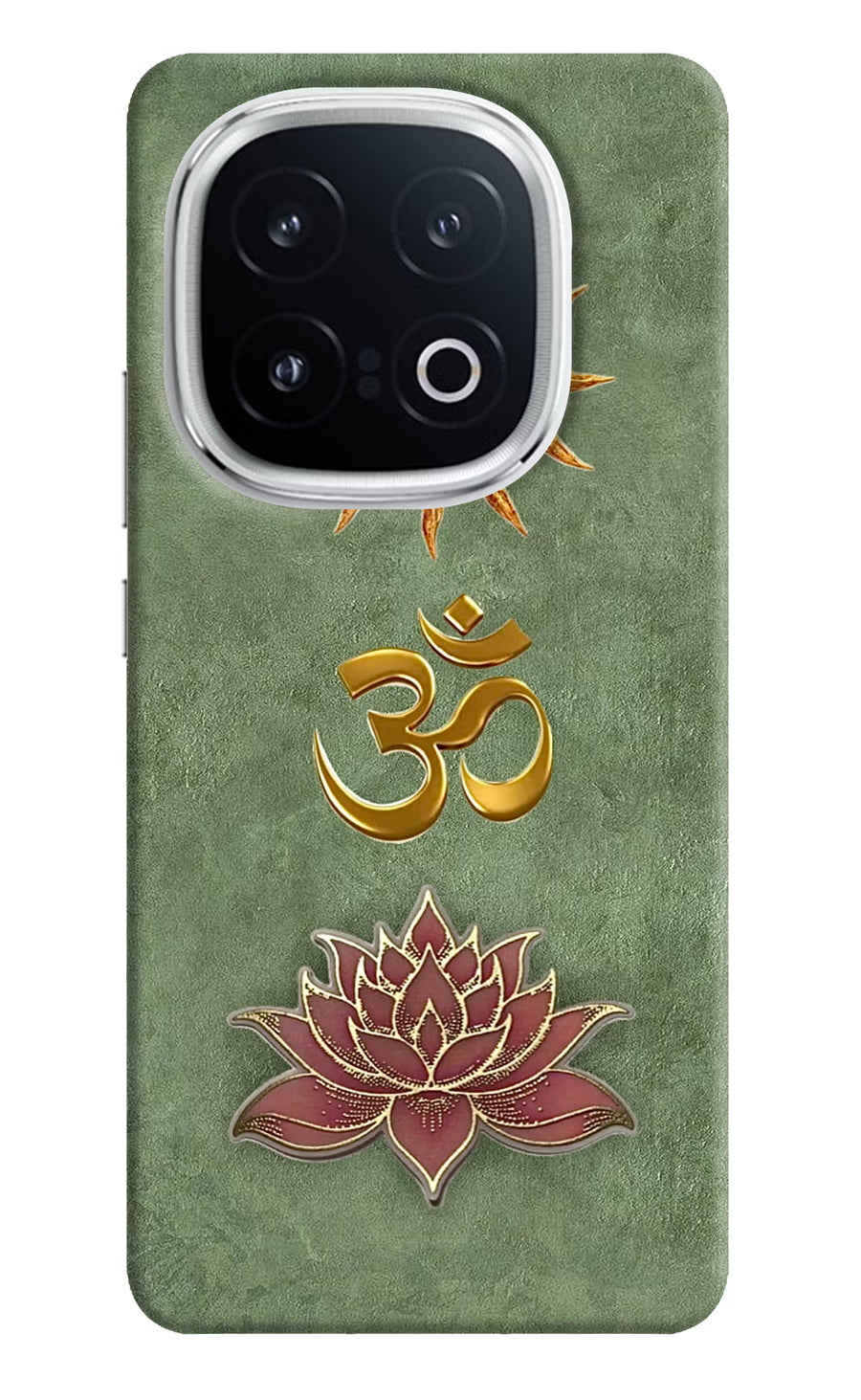 Om & Lotus iQOO 13 5G Back Cover, Hard case