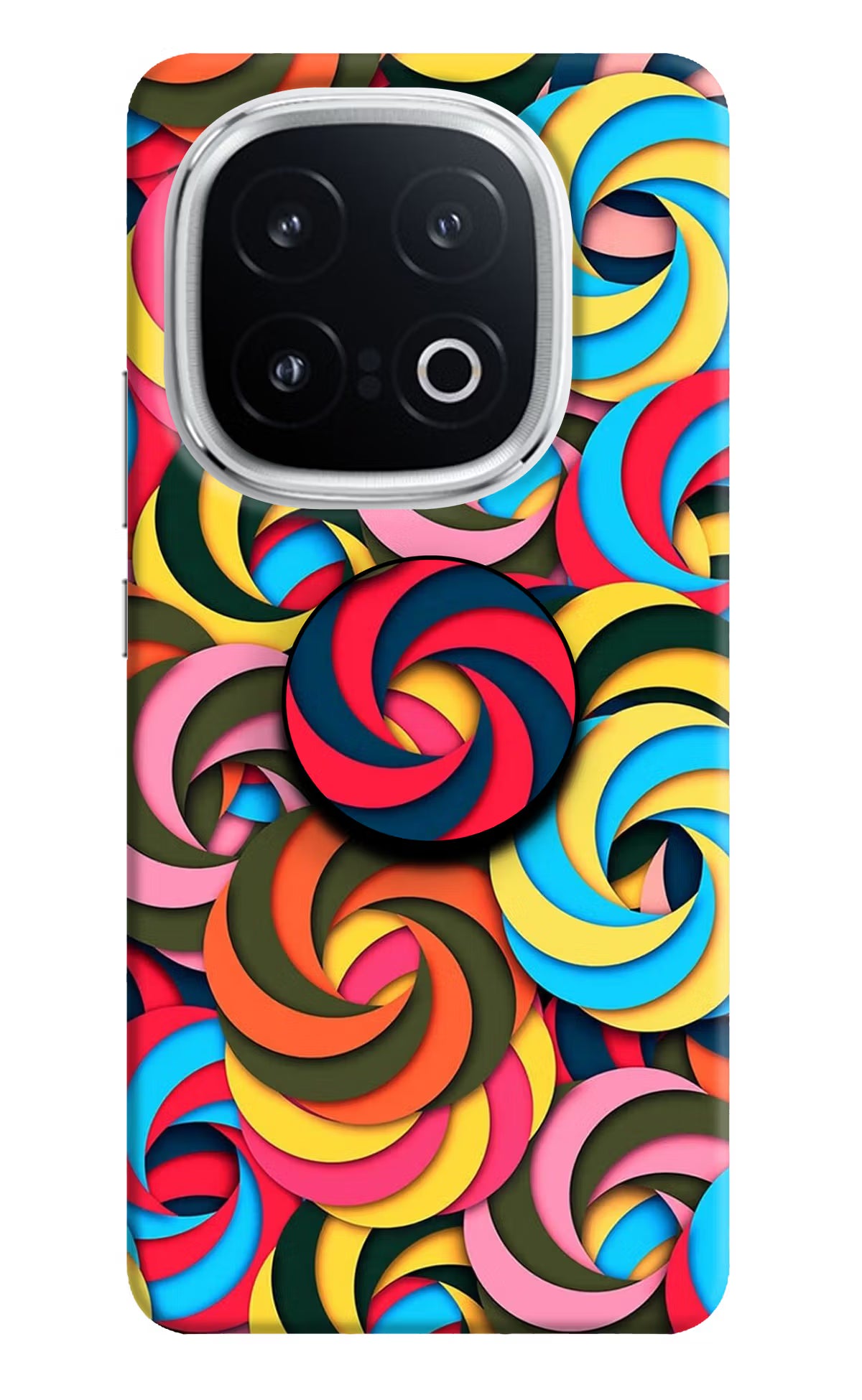 Spiral Pattern iQOO 13 5G Pop Case by Casekaro