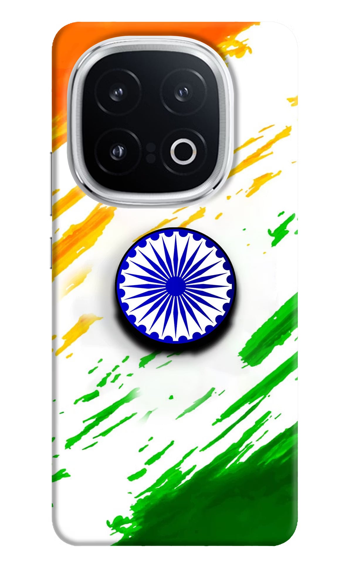 Indian Flag Ashoka Chakra iQOO 13 5G Pop Case by Casekaro