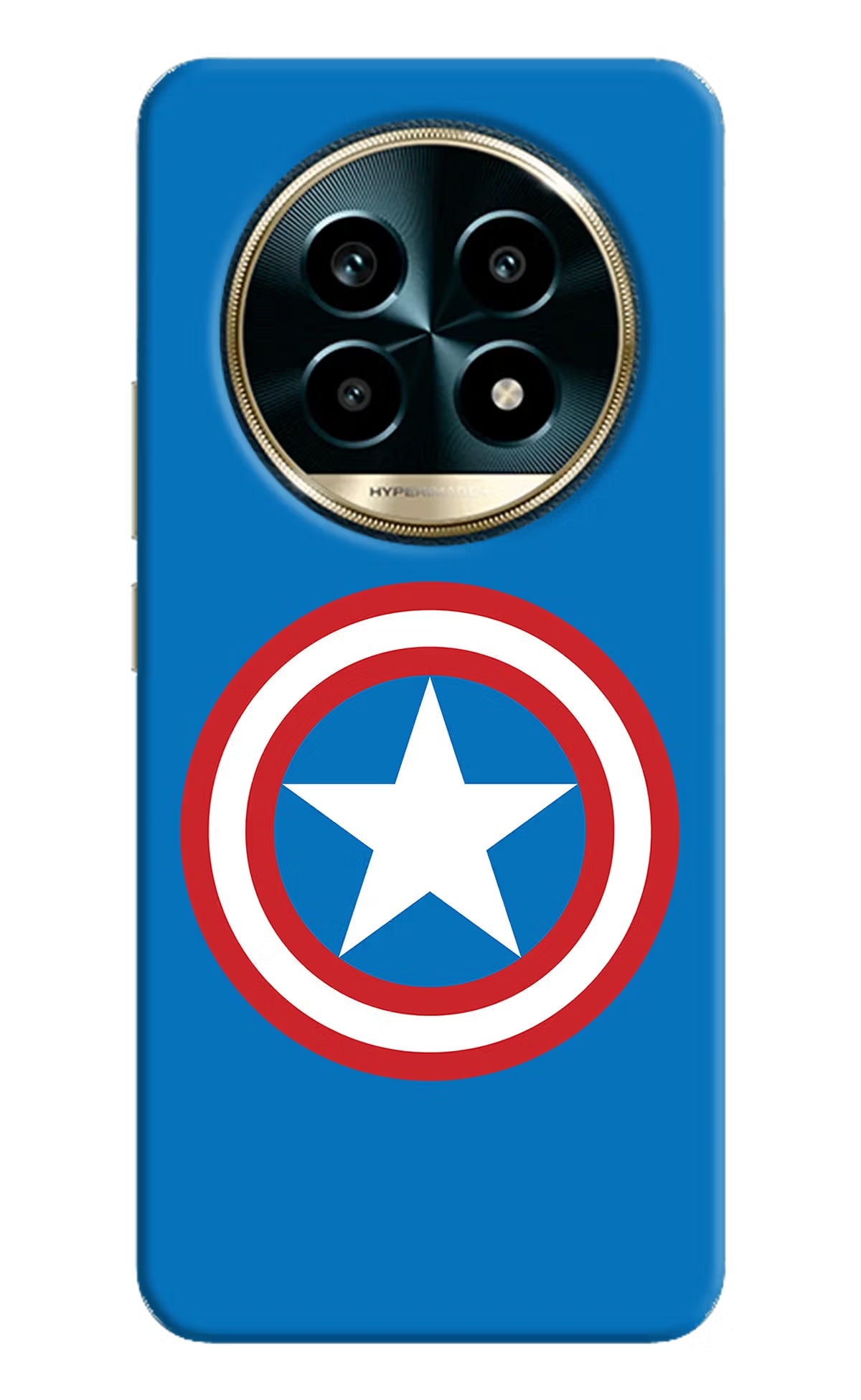 Captain America Logo Realme 13 Pro 5G Hard Case Back Cover by Casekaro