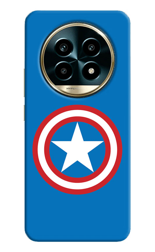 Captain America Logo Realme 13 Pro 5G Hard Case Back Cover by Casekaro