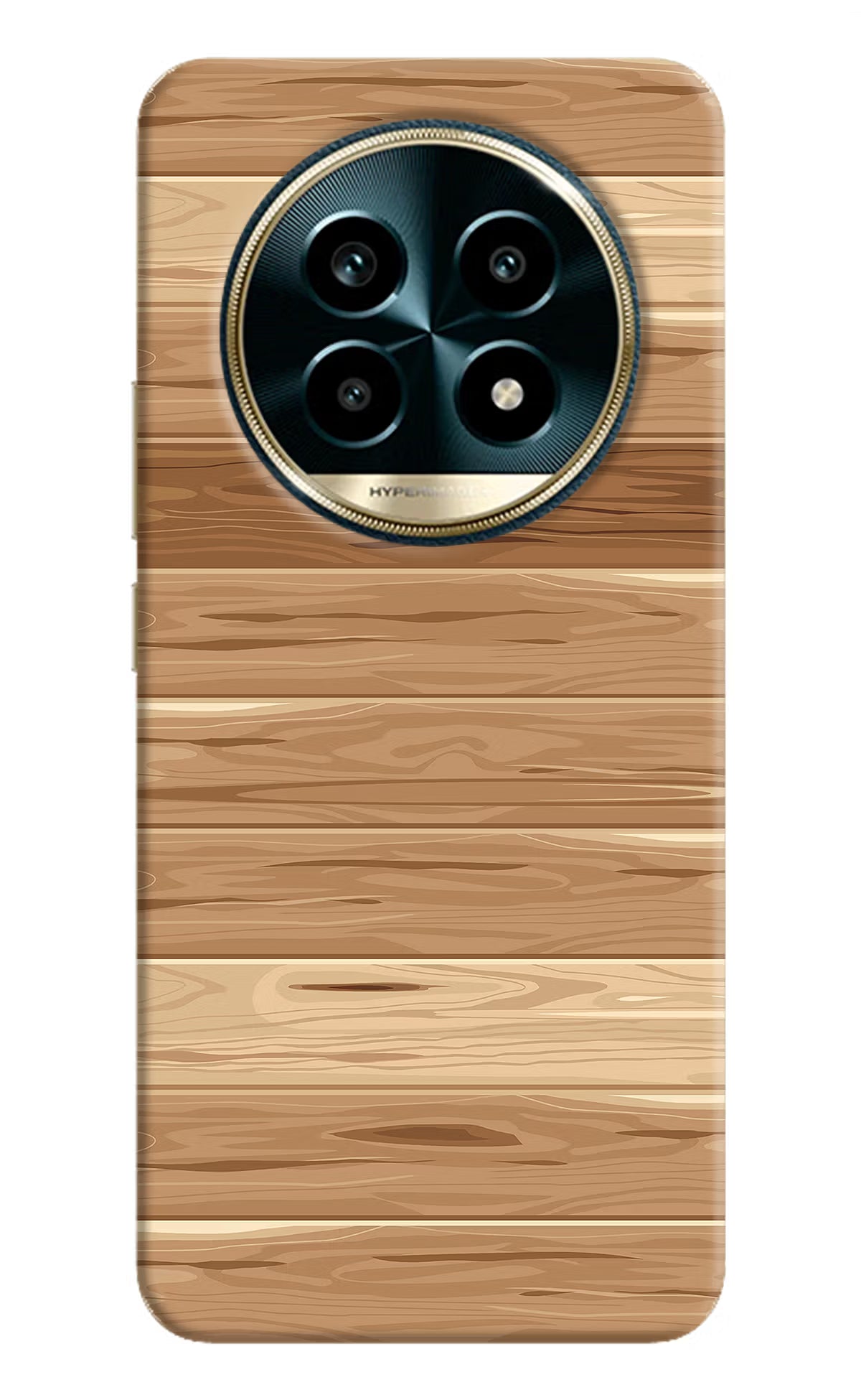 Wooden Vector Realme 13 Pro 5G Hard Case Back Cover by Casekaro