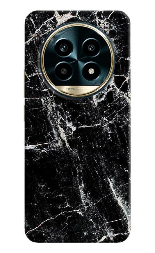 Black Marble Texture Realme 13 Pro 5G Hard Case Back Cover by Casekaro