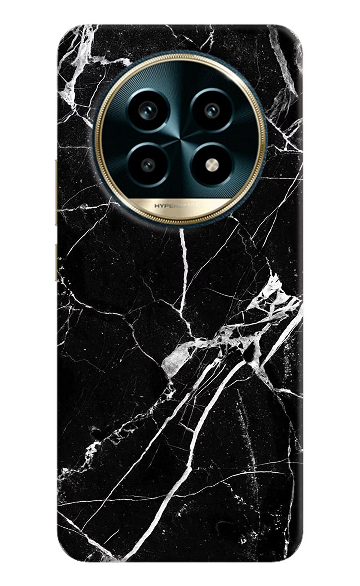 Black Marble Pattern Realme 13 Pro 5G Hard Case Back Cover by Casekaro