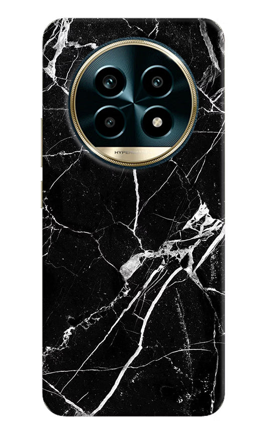 Black Marble Pattern Realme 13 Pro 5G Hard Case Back Cover by Casekaro