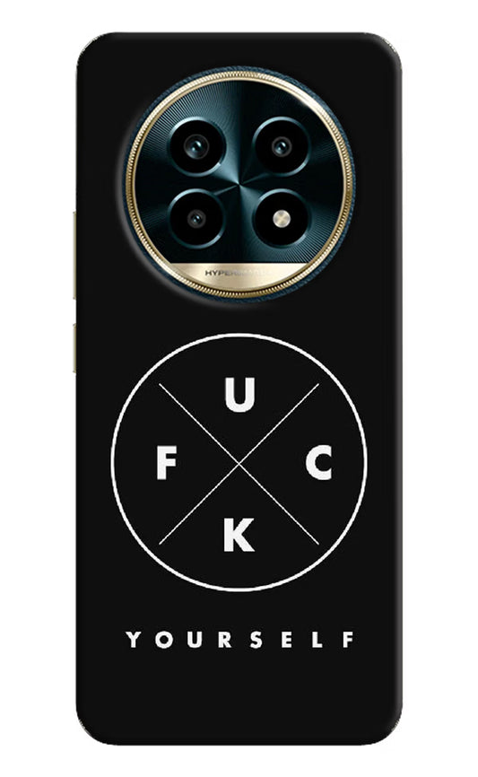 Go Fuck Yourself Realme 13 Pro 5G Hard Case Back Cover by Casekaro