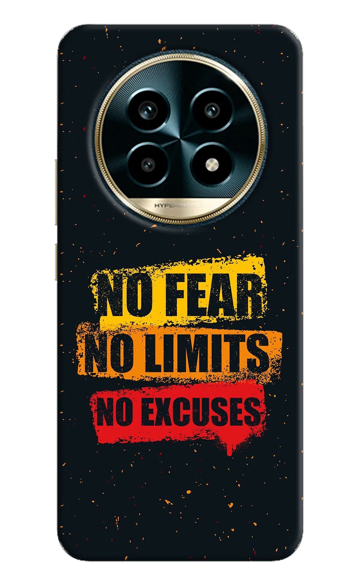 No Fear No Limits No Excuse Realme 13 Pro 5G Hard Case Back Cover by Casekaro