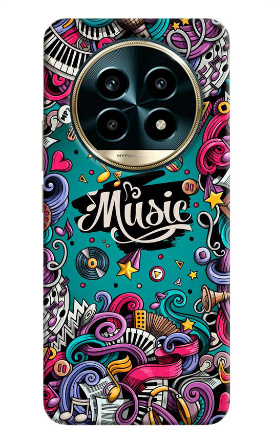 Music Graffiti Realme 13 Pro 5G Hard Case Back Cover by Casekaro
