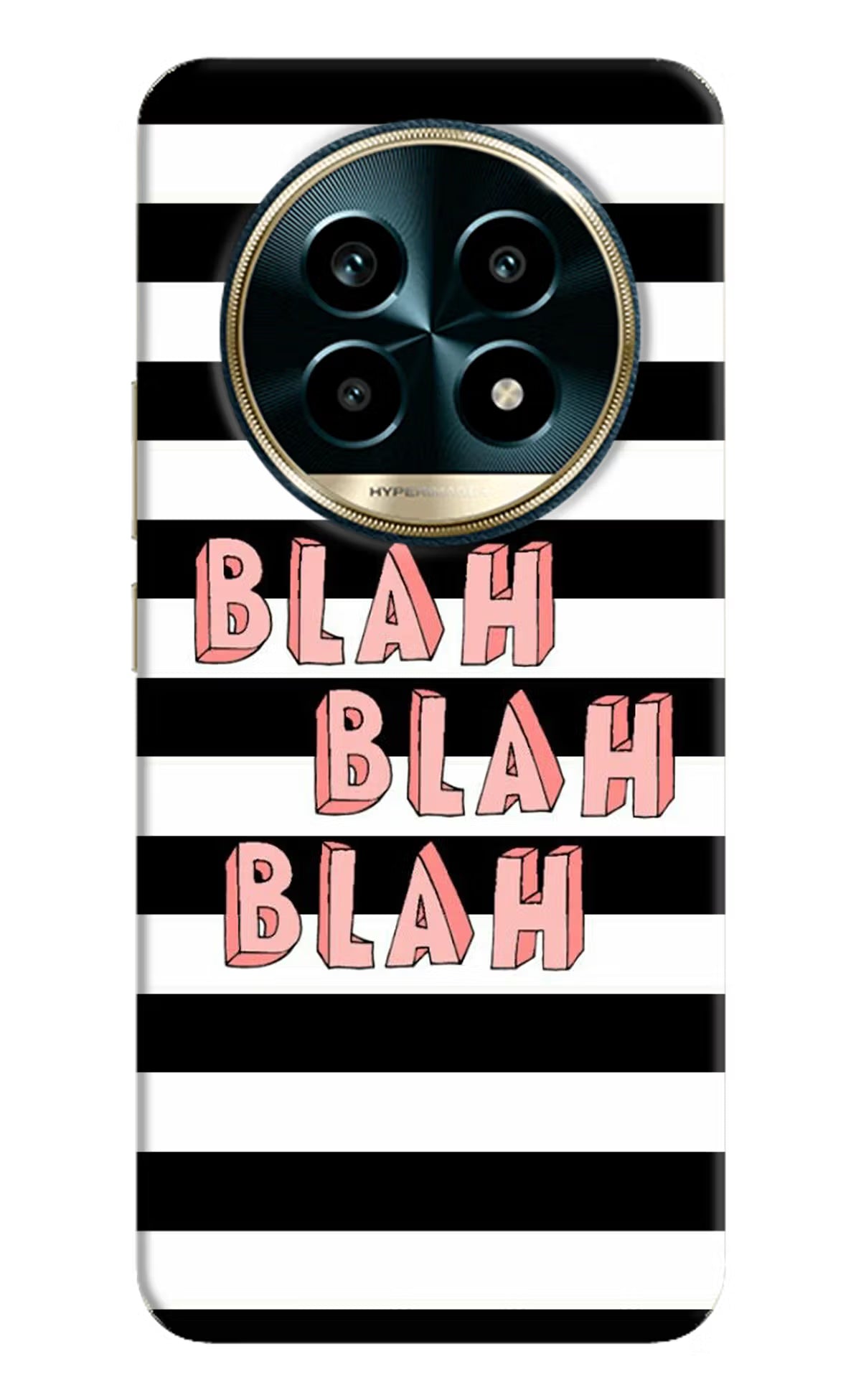 Blah Blah Blah Realme 13 Pro 5G Hard Case Back Cover by Casekaro