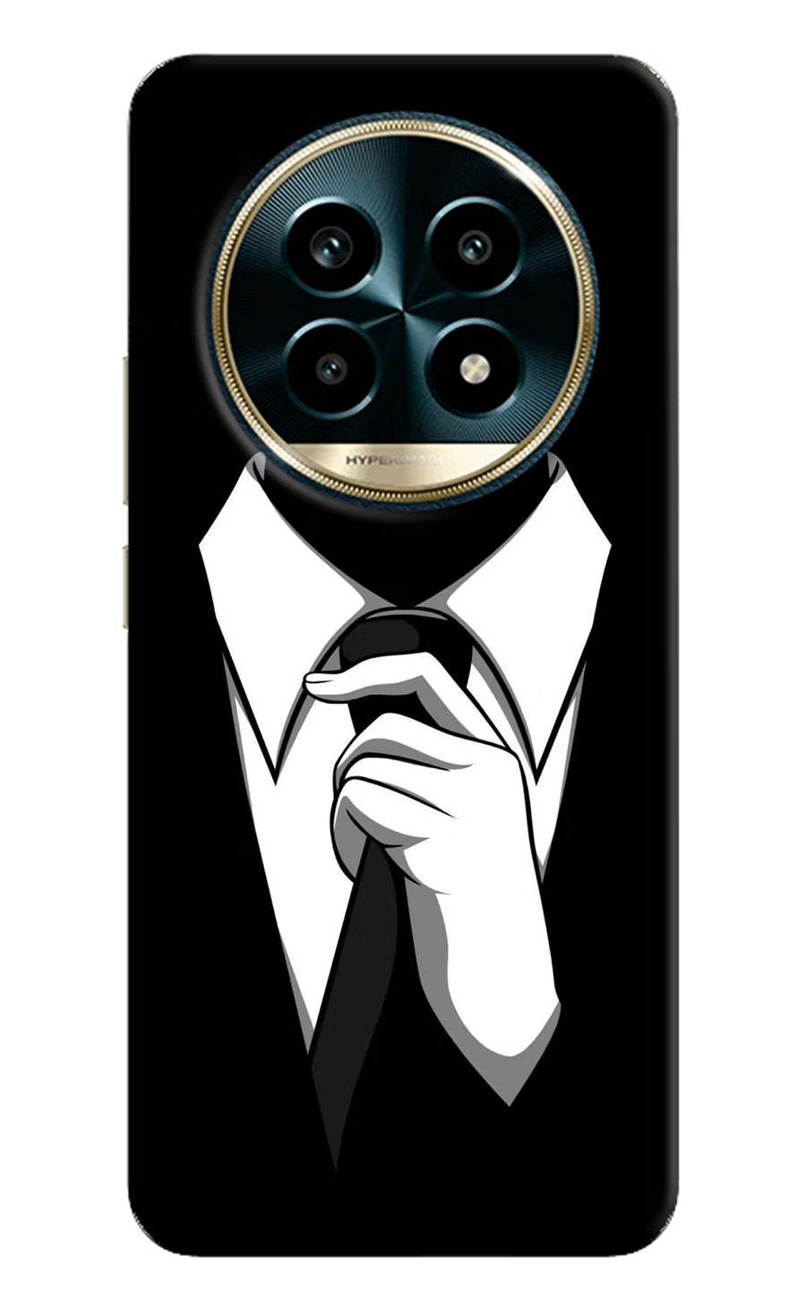 Black Tie Realme 13 Pro 5G Back Cover, Hard case