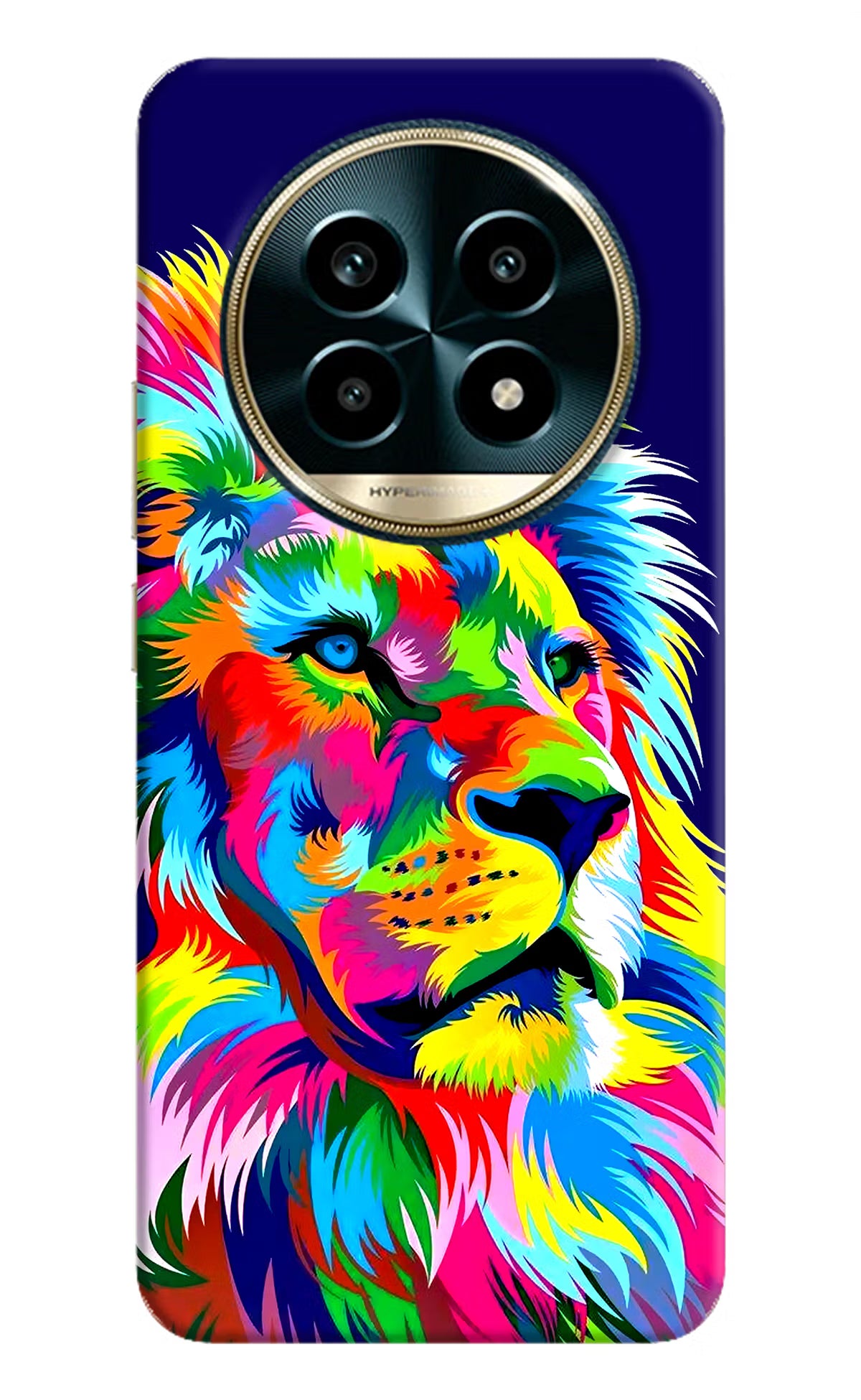 Vector Art Lion Realme 13 Pro 5G Hard Case Back Cover by Casekaro