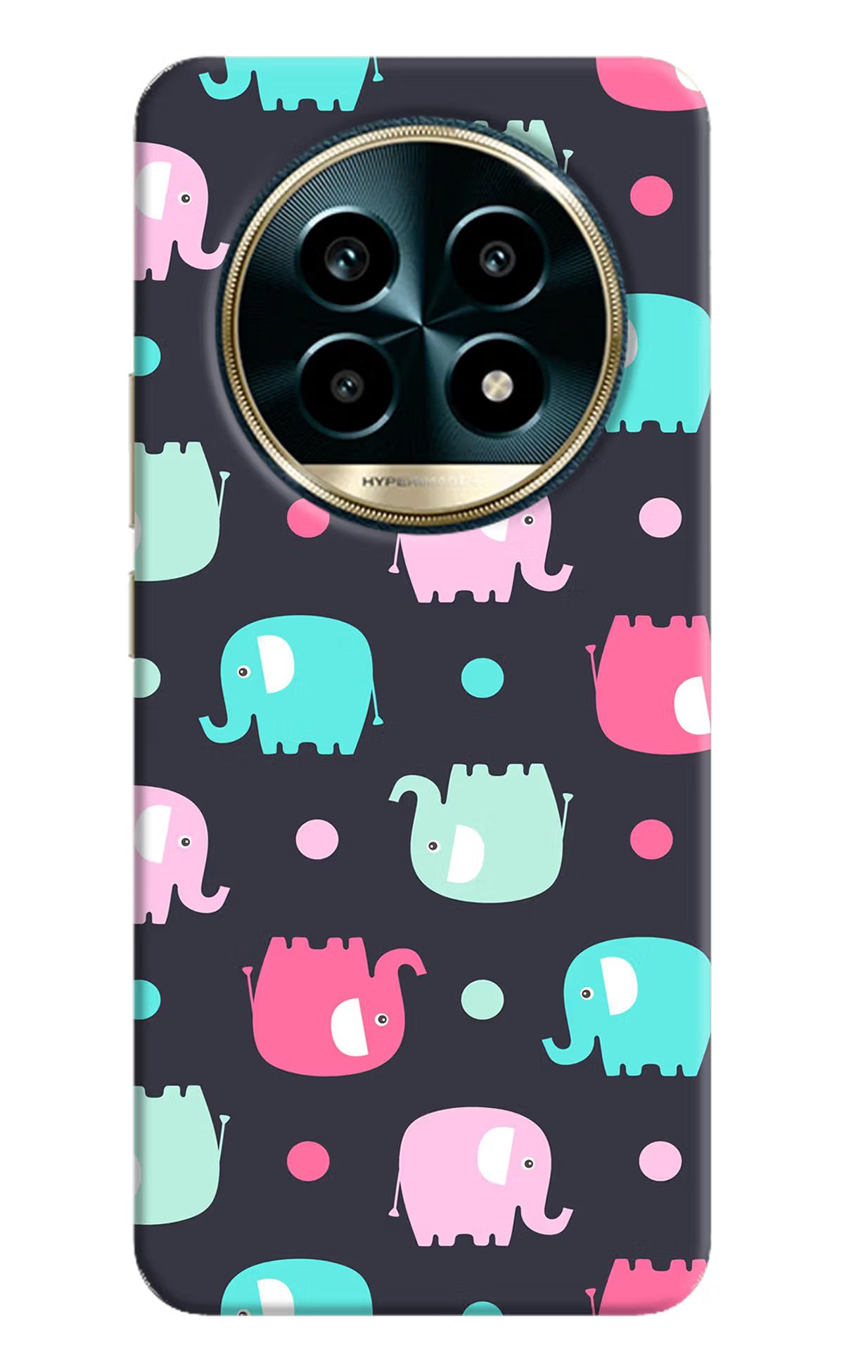 Elephants Realme 13 Pro 5G Hard Case Back Cover by Casekaro